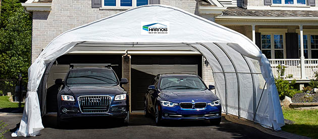 Abri d’auto double Harnois